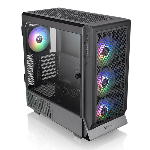 Gabinete Gamer Thermaltake Ceres 500 TG ARGB Media Torre con 4 Ventiladores y Panel Lateral de Vidrio Gabinete Gamer Thermaltake Ceres 500 TG ARGB Media Torre con 4 Ventiladores y Panel Lateral de Vidrio