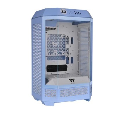 Gabinete Gamer Thermaltake The Tower 300 - Micro Torre - Mini ITX/Micro ATX - Panel Lateral - Azul - CA-1Y4-00SFWN-00