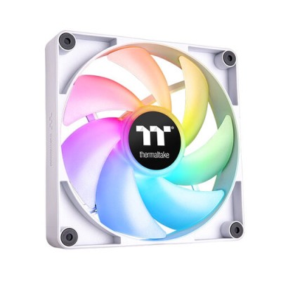 Kit de Ventiladores Thermaltake CT120 ARGB - 120mm - 2000 RPM - Blanco - 2 Piezas - CL-F153-PL12SW-A Kit de Ventiladores Thermaltake CT120 ARGB - 120mm - 2000 RPM - Blanco - 2 Piezas - CL-F153-PL12SW-A