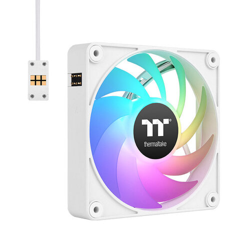 Kit de 3 Ventiladores Thermaltake CT140 EX ARGB Sync 140mm Blanco - CL-F191-PL14SW-A