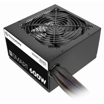Fuente de Poder Thermaltake SMART - 600W - ATX - 24 Pines - SATA - CPU - Molex - PCI-Express - Floppy - 80 PLUS - PS-SPD-0600NPCWUS-W