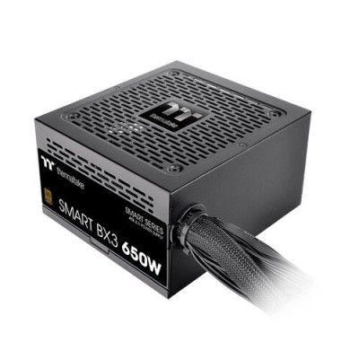Fuente de Poder Thermaltake Smart BX3 - 650W - ATX - 24 Pin - 4 SATA - 80 PLUS Bronze - PS-SPD-0650NNFABU-3 Fuente de Poder Thermaltake Smart BX3 - 650W - ATX - 24 Pin - 4 SATA - 80 PLUS Bronze - PS-SPD-0650NNFABU-3