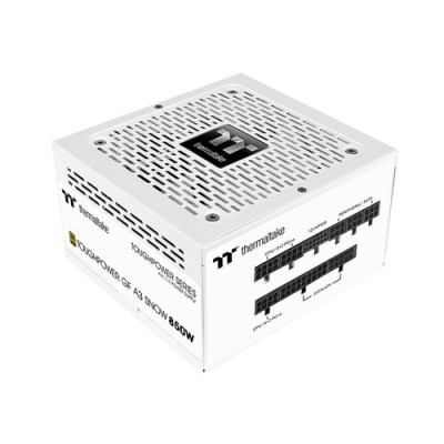 Fuente de Poder Thermaltake Toughpower GF A3 Snow - 850W - ATX - 24-pin - 8 SATA - 80 PLUS Gold - PS-TPD-0850FNFAGU-N Fuente de Poder Thermaltake Toughpower GF A3 Snow - 850W - ATX - 24-pin - 8 SATA - 80 PLUS Gold - PS-TPD-0850FNFAGU-N