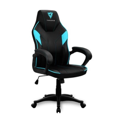 Silla Gamer ThunderX3 EC1 - Soporta 150kg - Negro con Cian - 4718009154322