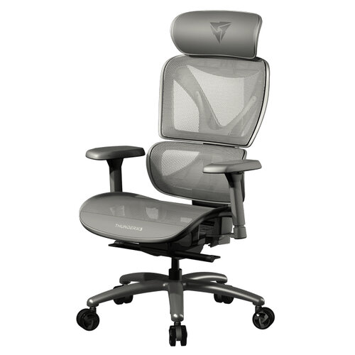Silla de Oficina ThunderX3 XTC Mesh - Soporta 150kg - Color Gris - Modelo 4711099473960