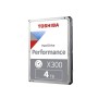 Disco Duro Toshiba X300 Performance - 3.5" - 4TB - SATA 3 - HDWR740XZSTA