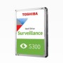 Disco Duro para Videovigilancia Toshiba S300 Surveillance - 3.5" - 4TB - SATA III - 6 Gbit/s - 128MB de caché - HDWT840UZSVA