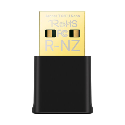 Adaptador Wi-Fi USB TP-Link Archer TX20U Nano - Doble Banda 2.4/5GHz - Wi-Fi 6