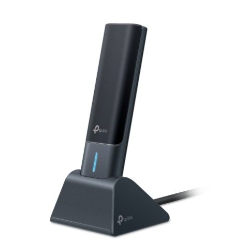 Adaptador de Red TP-LINK USB Inalámbrico Wi-Fi 6E AXE5400 Triple Banda Modelo ARCHER TXE70UH