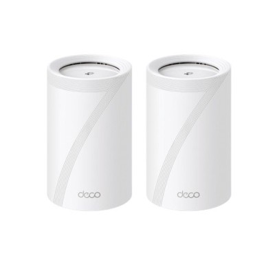 Router TP-LINK DECO BE63 - 2.4/5/6 GHz - 4324Mbps - 4 Antenas Internas - 2 Piezas - DECO BE63 (2-PACK)