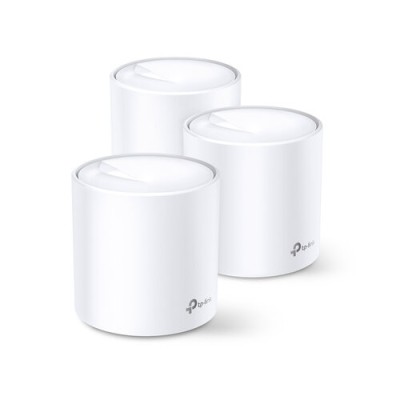 Sistema de Wi-Fi TP-LINK DECO X60 - 2.4/5GHz - 574 Mbit/s - 2x RJ-45 - DECO X60(3-PACK)