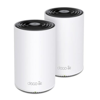 Sistema Wi-Fi TP-LINK DECO XE75 Pro - 2.4/5/6GHz - 574/2402/2402Mbps - 2x RJ-45 - 2 Piezas - DECO XE75 PRO(2-PACK)