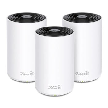 Sistema Wi-Fi TP-LINK DECO XE75 Pro - 2.4/5/6GHz - 574/2402/2402Mbps - 2x RJ-45 - 3 Piezas - DECO XE75 PRO(3-PACK)