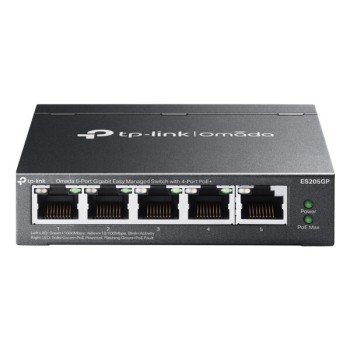 Switch TP-LINK ES205GP - 5 Puertos - Gigabit - 4 PoE - ES205GP