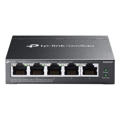Switch TP-LINK ES205GP - 5 Puertos - Gigabit - 4 PoE - ES205GP