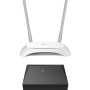 Kit Router TP-LINK TL-WR850N - 2.4 GHz - 300 Mbit/s - 4x RJ-45 - 2 Antenas - ONU XZ000G3 - KITONU-TLWR850N