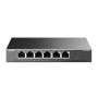 Switch TP-LINK TL-SF1006P - Fast Ethernet - 6 Puertos - Soporta 4 PoE+ - No Gestionado - TL-SF1006P