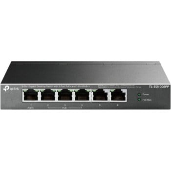 Switch TP-Link TL-SG1006PP - 6 Puertos Gigabit - PoE+  - TL-SG1006PP