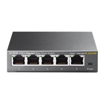 Switch TP-LINK TL-SG105E - Gigabit Ethernet - 5 Puertos - No Gestionado - TL-SG105E