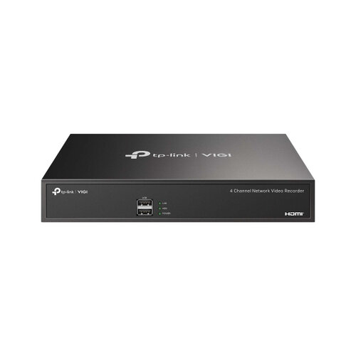 NVR TP-Link VIGI NVR1004H - 4 Canales - Hasta 10TB - HDMI y VGA - Grabación 4K