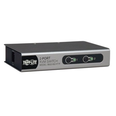 KVM Tripp Lite - 2 Puertos PS/2 - VGA - B022-002-KT-R