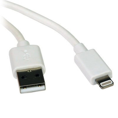Cable Lightning 0.91m - Blanco - USB - iPad - iPhone - iPod - M100-003-WH Cable Lightning 0.91m - Blanco - USB - iPad - iPhone - iPod - M100-003-WH
