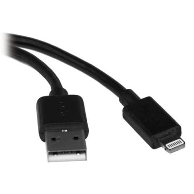Cable Lightning 1.8m Apple Negro USB iPad iPhone iPod - M100-006-BK