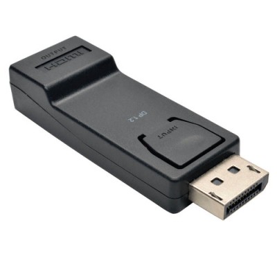Adaptador Tripp Lite P136-000-UHD-V2 - DisplayPort a HDMI - Macho/Hembra - Negro - P136-000-UHD-V2 Adaptador Tripp Lite P136-000-UHD-V2 - DisplayPort a HDMI - Macho/Hembra - Negro - P136-000-UHD-V2