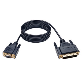 Cable Modem Tripp Lite - Nulo Serial - RS232 - Db9 a Db25 - Hembra-Macho - 1.83m - P456-006