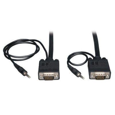 Cable VGA Tripp Lite - Con Audio - HD15 - 3.5mm - 3.05m - P504-010 Cable VGA Tripp Lite - Con Audio - HD15 - 3.5mm - 3.05m - P504-010