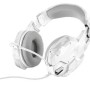 Diadema Trust GXT 322W Carus - Alámbrico - Micrófono - Blanca - 20864