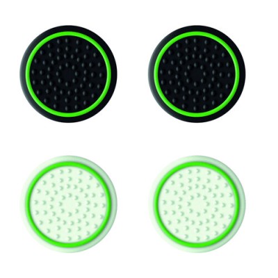 Sujeción de Pulgar Trust GXT 267 - Negro y Blanco - para Xbox Series X - GXT 267 4-PACK THUMB GRIPS