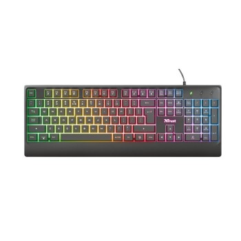Teclado Gamer Trust Ziva Alámbrico con Retroiluminación LED - Modelo GXT 23697 ZIVA