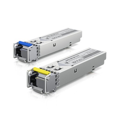 Transceptor Ubiquiti UACC-OM-SM-1G-S-2 SFP - LC - 1550nm - Monomodo - 2 Piezas - UACC-OM-SM-1G-S-2