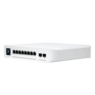 Switch Ubiquiti USW-ENTERPRISE-8-PoE - 8 Puertos Ethernet - 2 Puertos SFP+ - Administrable - USW-ENTERPRISE-8-POE