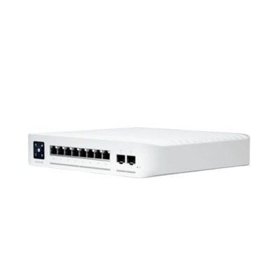 Switch Ubiquiti USW-ENTERPRISE-8-PoE - 8 Puertos Ethernet - 2 Puertos SFP+ - Administrable - USW-ENTERPRISE-8-POE