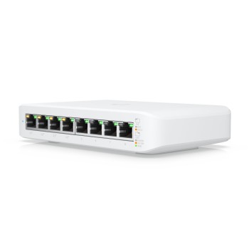 Switch Ubiquiti UniFi Switch Lite 8 PoE - 8 Puertos - Gigabit - PoE - Gestionado - USW-LITE-8-POE