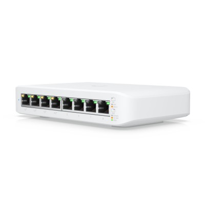 Switch Ubiquiti UniFi Switch Lite 8 PoE - 8 Puertos - Gigabit - PoE - Gestionado - USW-LITE-8-POE