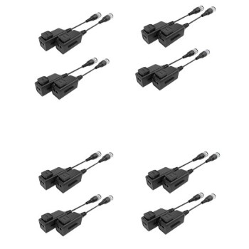 Kit de Transceptores UTEPO UTP101PHD6PAK8 - Pasivos - 4MP - 200M - 8 Pares - UTP101PHD6PAK8
