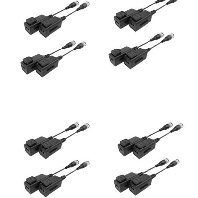 Kit de Transceptores UTEPO UTP101PHD6PAK8 - Pasivos - 4MP - 200M - 8 Pares - UTP101PHD6PAK8