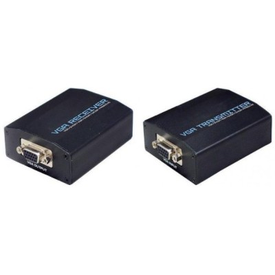 Kit de Transmisor y Receptor TVC UTP801P - Extensión de Video VGA - Hasta 60 Metros - VGE-100