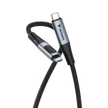 Cable USB-C Verbatim 31848 - 1.2m - Negro - 31848