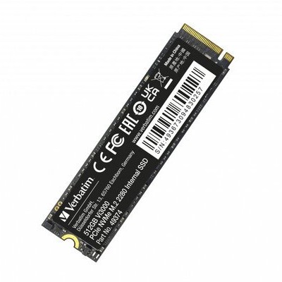 Unidad de Estado Sólido Verbatim Vi3000 - M.2 - 512GB - PCI-E 3.0 - 49374