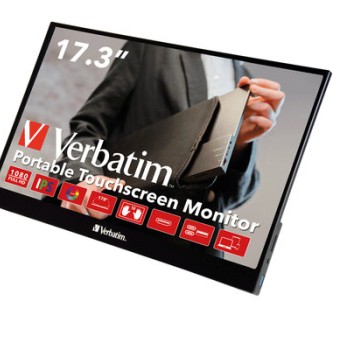 Monitor Portátil Verbatim 17.3" Touch Full HD HDMI Modelo 49593