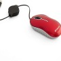 Mouse Verbatim 70745 - Alámbrico - USB-C - Rojo - 70745
