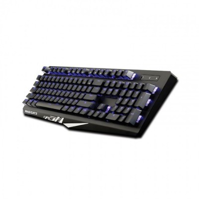 Teclado Gamer Mad Catz S.T.R.I.K.E.4 - Alámbrico - Multimedia - RGB - KS13MMUSBL00
