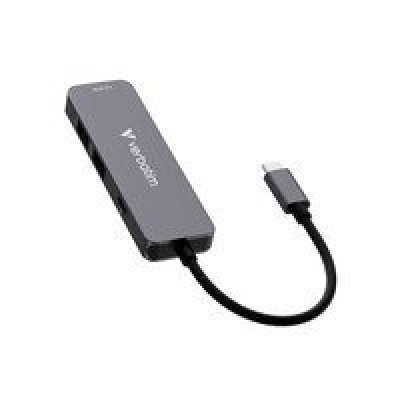 HUB USB Verbatim Essentials - 3 Puertos USB - 1 Puerto HDMI - 32155