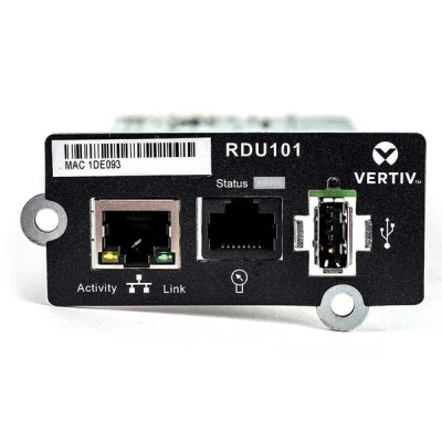 Tarjeta de Comunicación Vertiv Liebert Intellislot RDU101 - Para UPS - 2x RJ-45 - RDU101