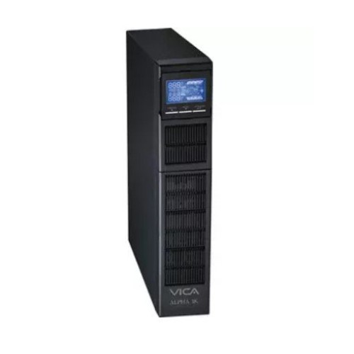 No Break Vica Alpha 1000 - 1000VA/1000W - Doble Conversión - 8 Contactos - LCD
