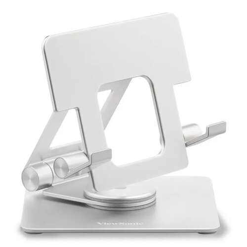Soporte para Monitor Portátil ViewSonic LCD-STND-001 - Giro 360° - Ajuste de Altura - Aluminio Ultraligero